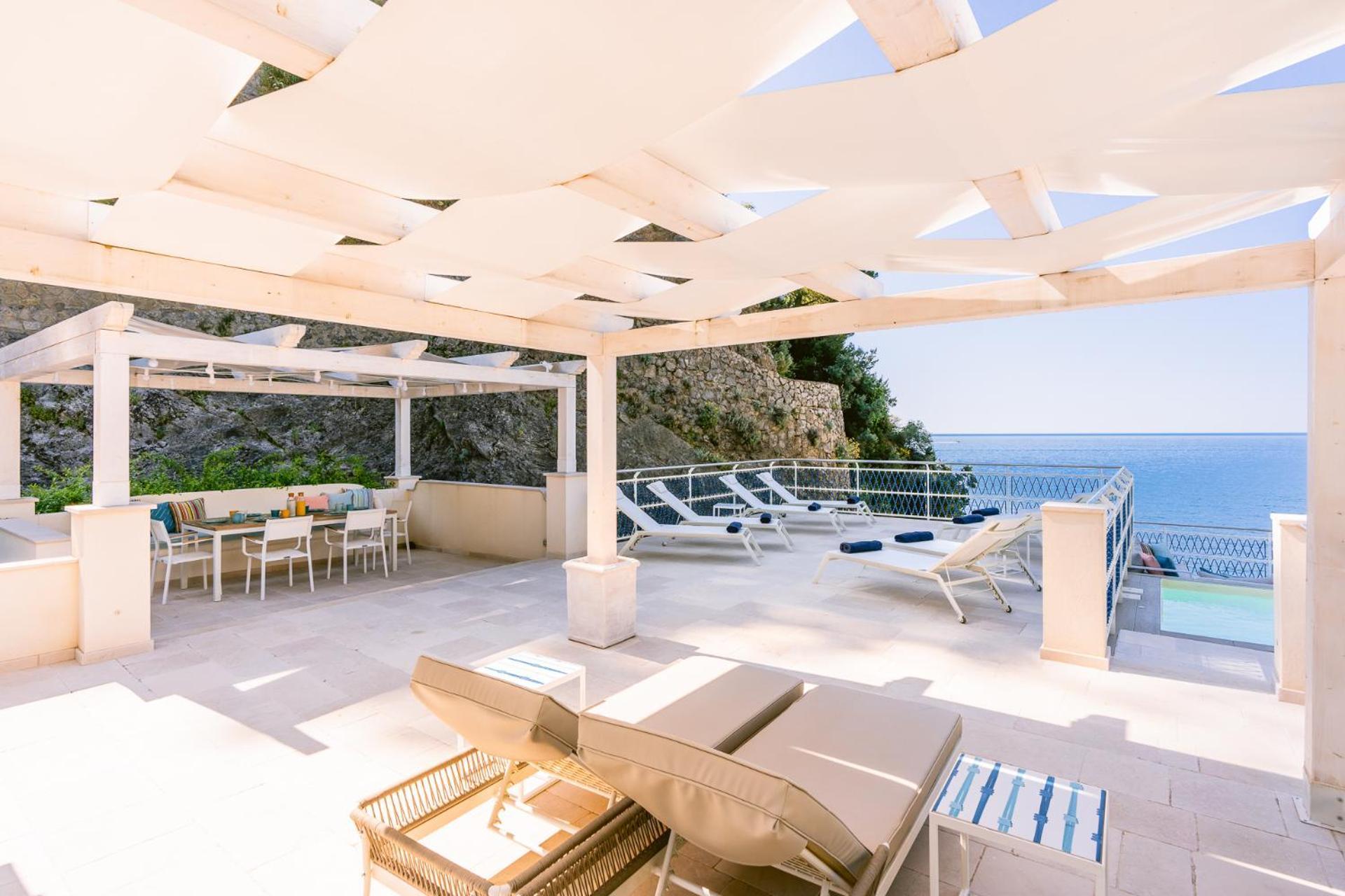 Acquachiara Seaside Luxury Villa In Amalfi Coast Maiori Kültér fotó