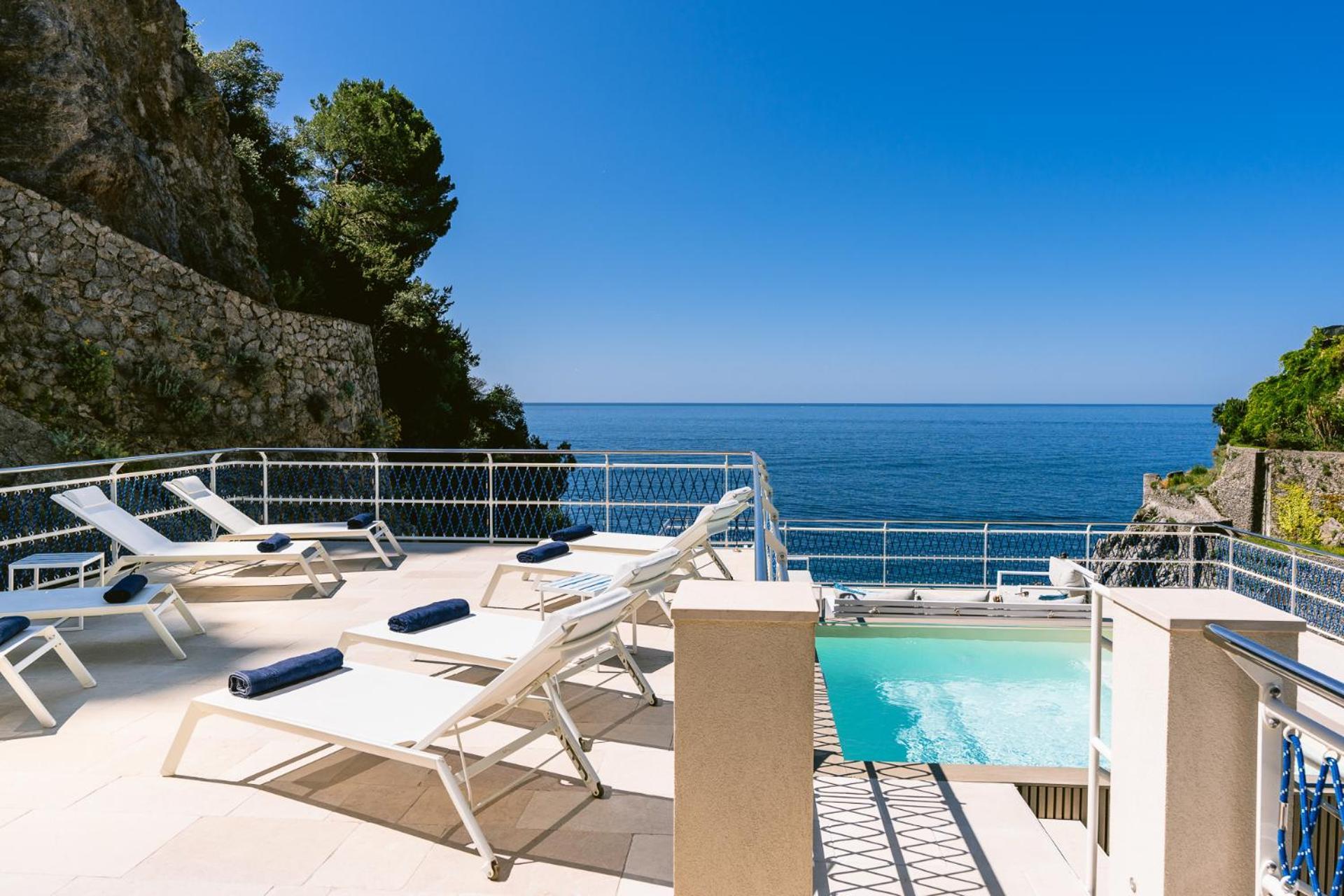 Acquachiara Seaside Luxury Villa In Amalfi Coast Maiori Kültér fotó