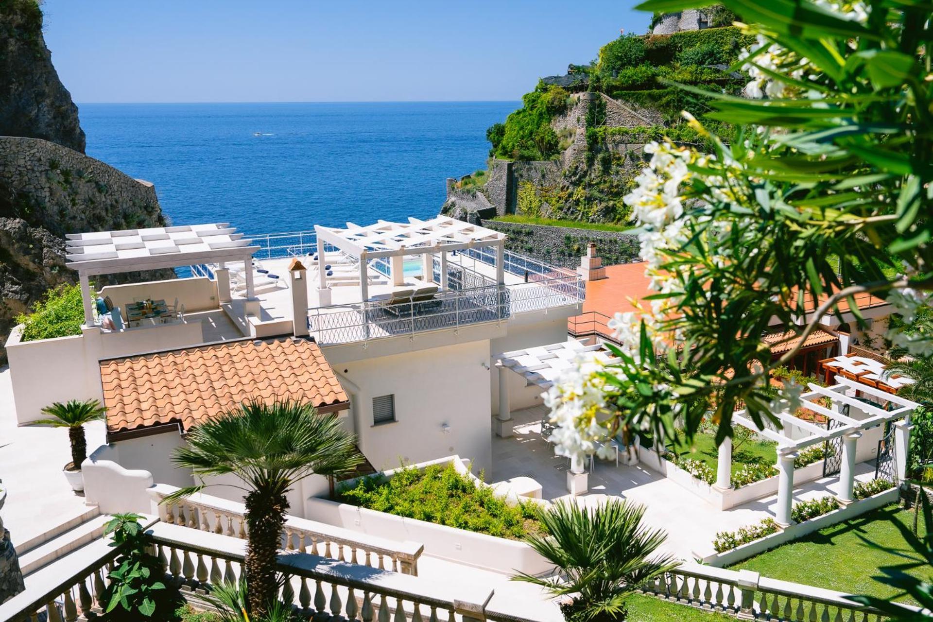 Acquachiara Seaside Luxury Villa In Amalfi Coast Maiori Kültér fotó
